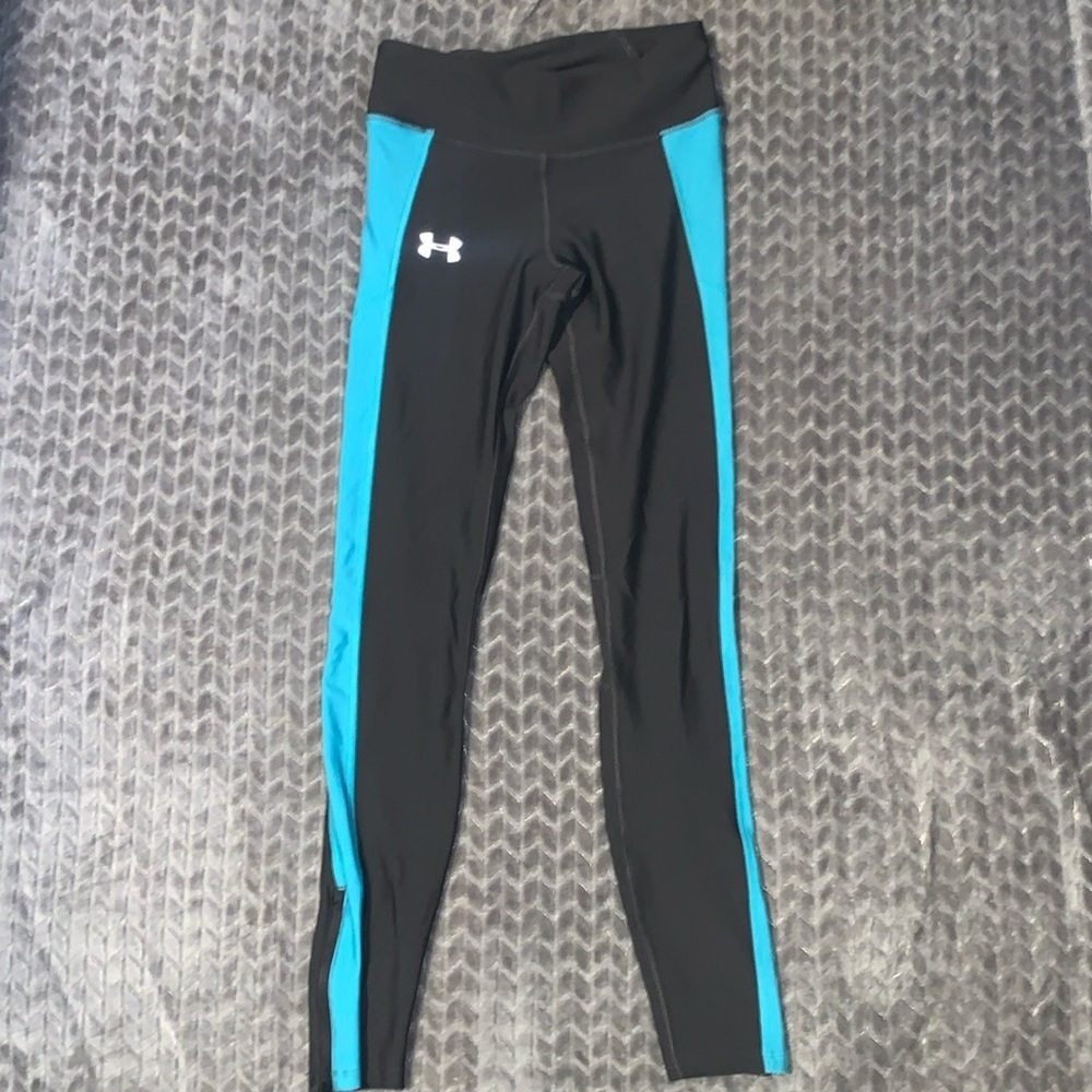 Under Armour Heat Gear Compression‎ Full Length Running Leggings.  XS.